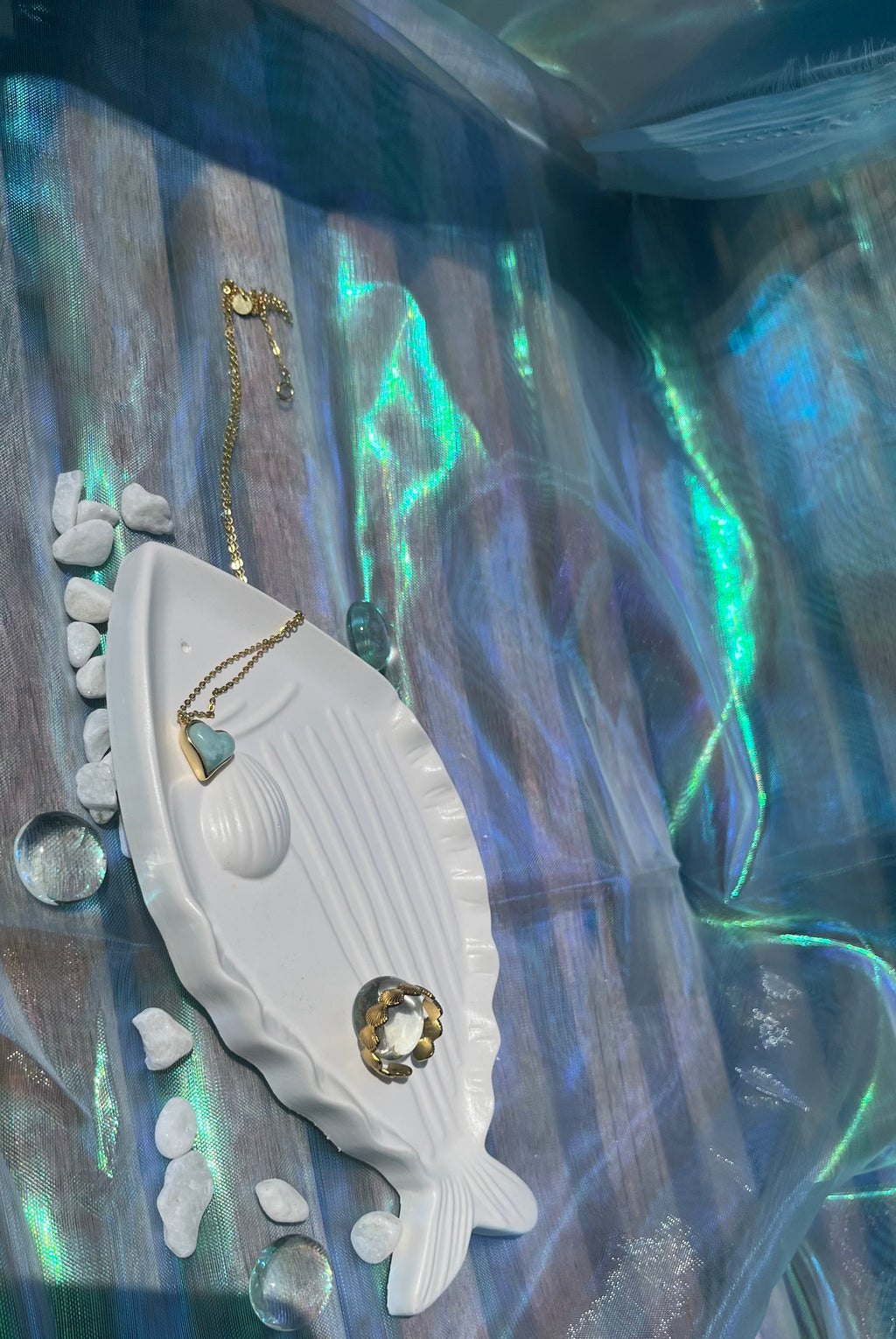 Kleines Fisch-Tablette
